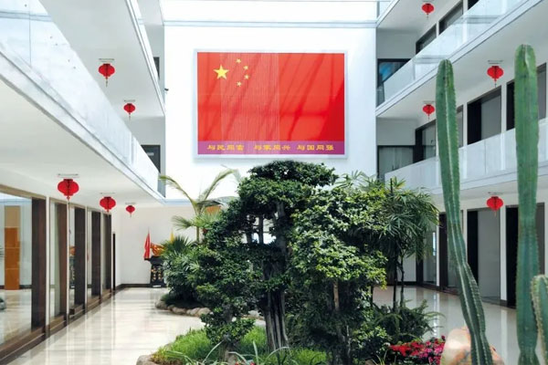 大奖国际总部办公区大厅