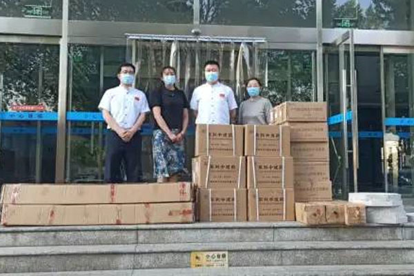 大奖国际 物资捐赠