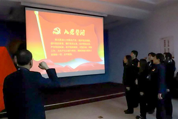 大奖国际,入党誓词